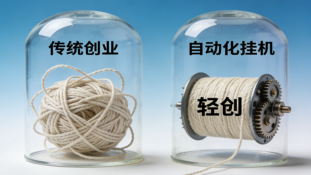 图片[1]-5个核心思维 | 自动化挂机赚钱技巧，低门槛轻创副业躺赚指南